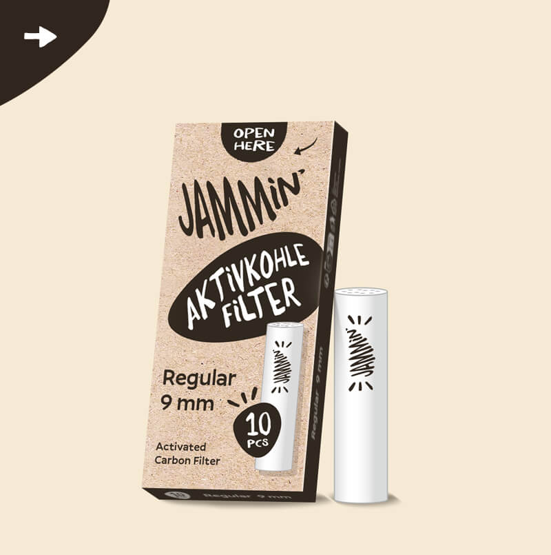 Jammin’ Aktivkohlefilter REGULAR (9 mm)